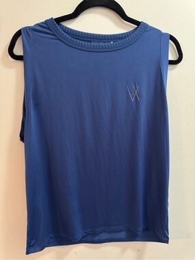 Vieux Jeu Sleeveless Women's Athletic Tank - Blue